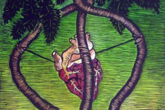 3.-Atado-a-mi-linografia-manipulada-papel-manufacturado