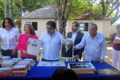 Presentación-del-Libro-y-homenaje-a-Gómez-en-su-casa-natal.-Baní, República-Dominicana-enero 2018