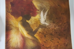 Raimundo Orozco. Mulata con gaviota